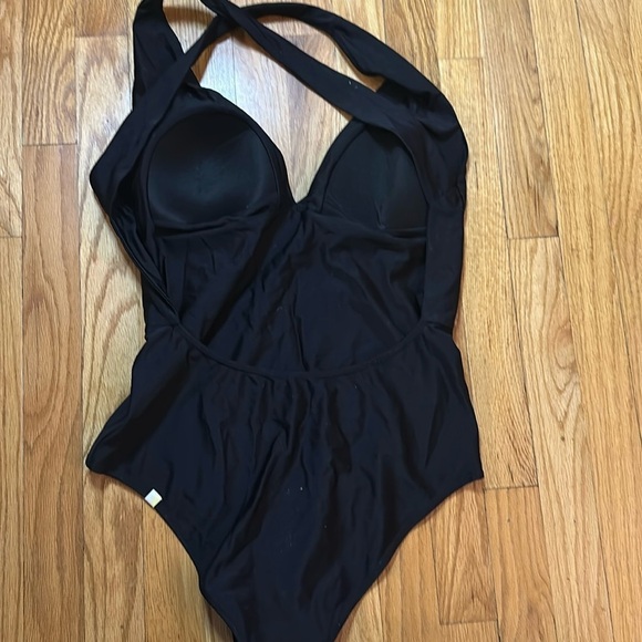 Summersalt sz 12 deep dive plunge one pieces black bathing suit great condition - Picture 3 of 8